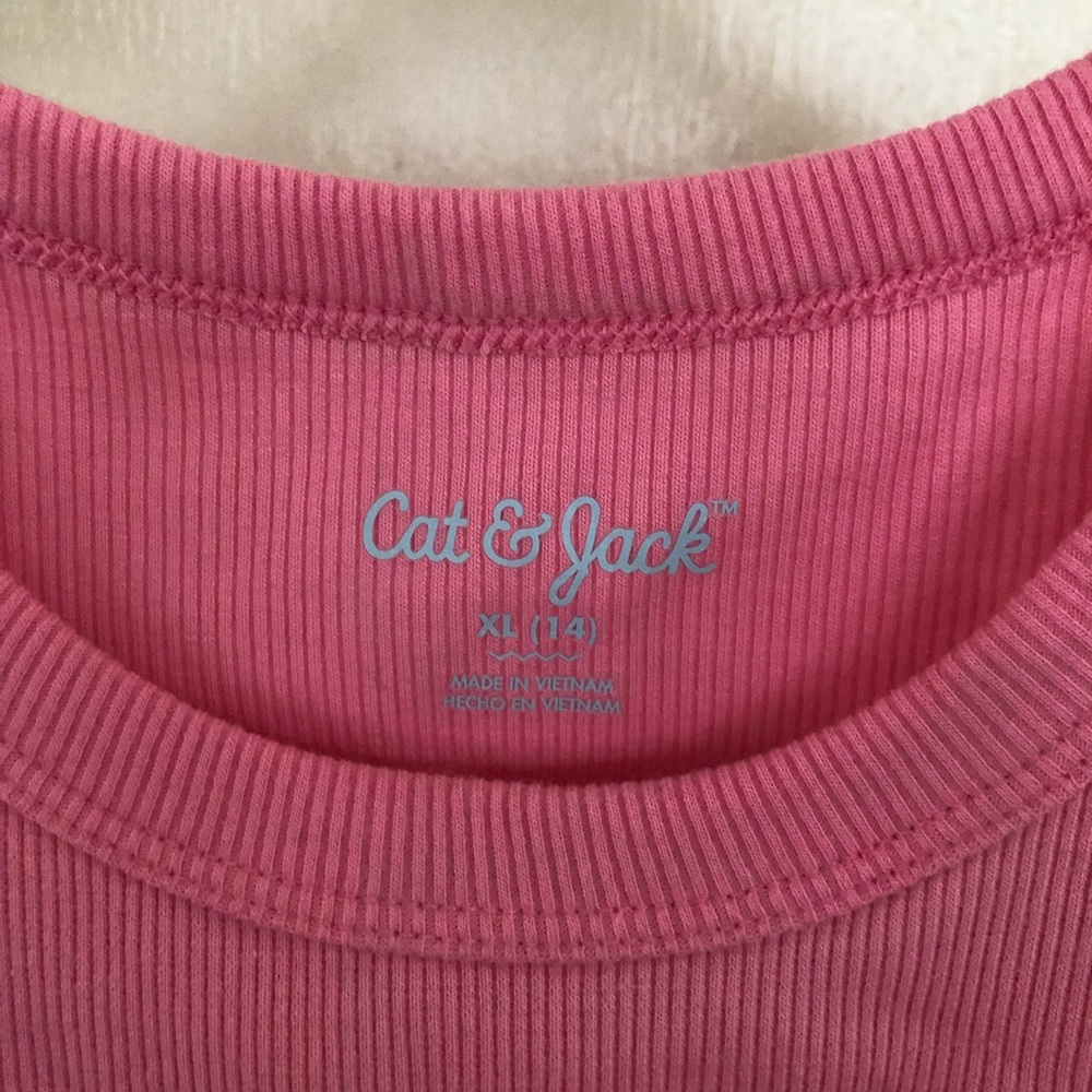 y2k Pink Ribbed Top - Picture 1 of 4